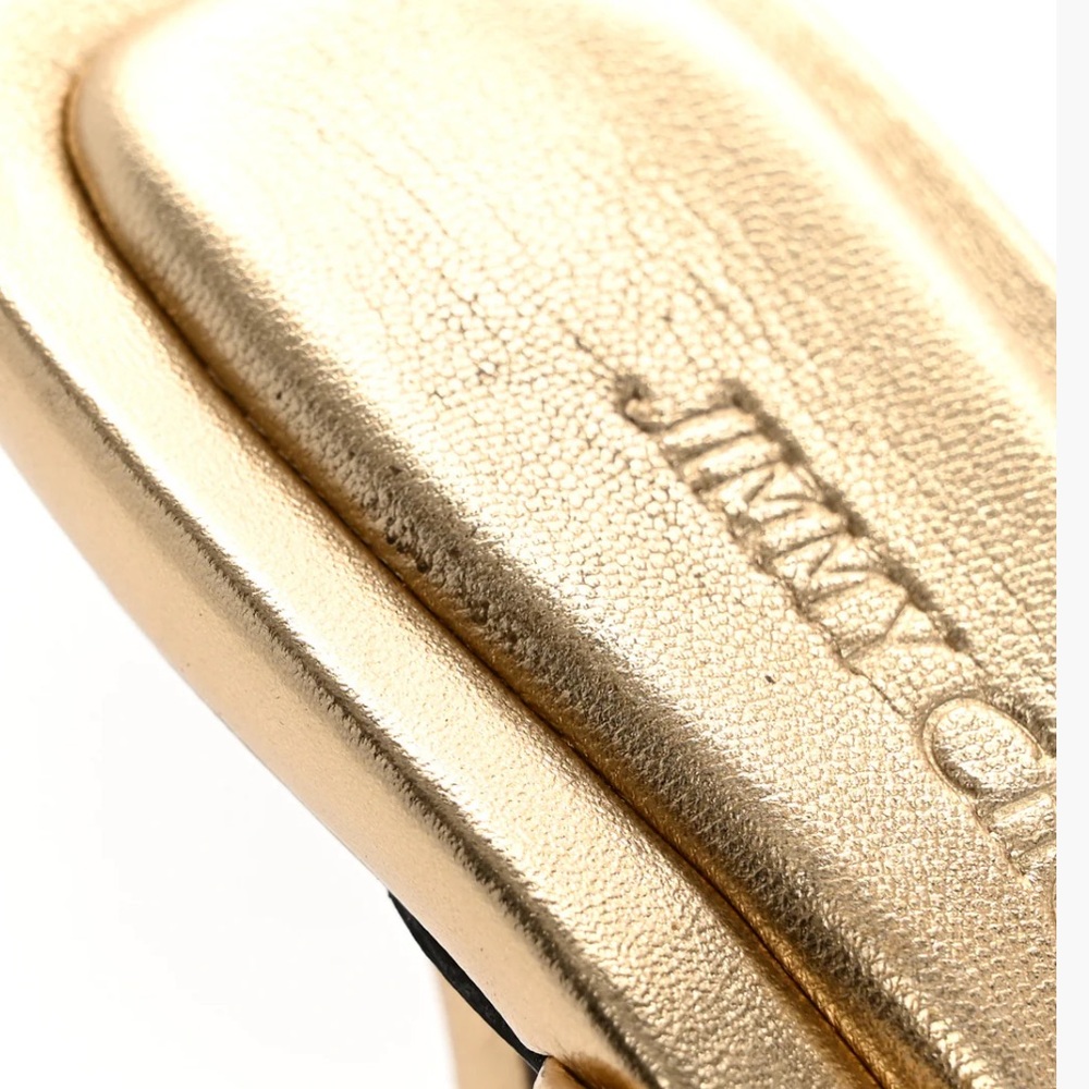 Jimmy Choo metallic Napa diosa sandals - Picture 11 of 13
